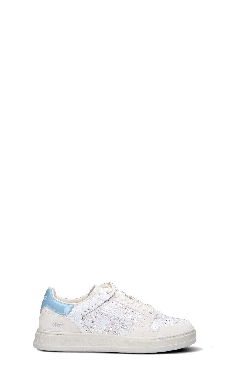 PREMIATA Sneaker donna bianca/azzurra in pelle Vario