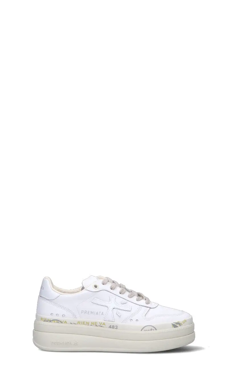 PREMIATA Sneaker donna bianca in pelle Vario