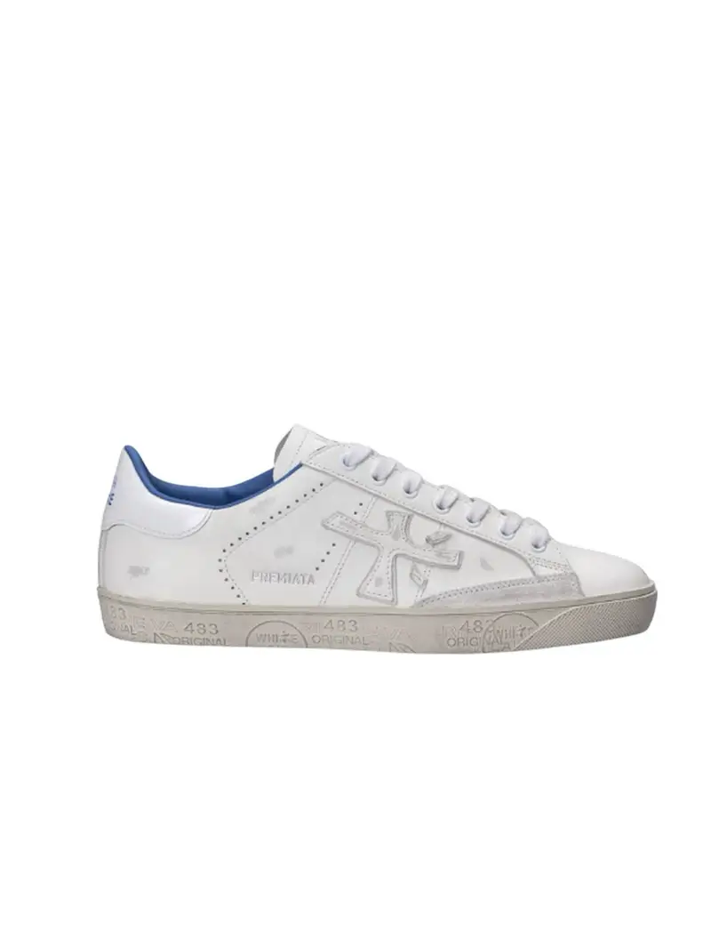 Premiata sneaker uomo - steven - bianco WHITE
