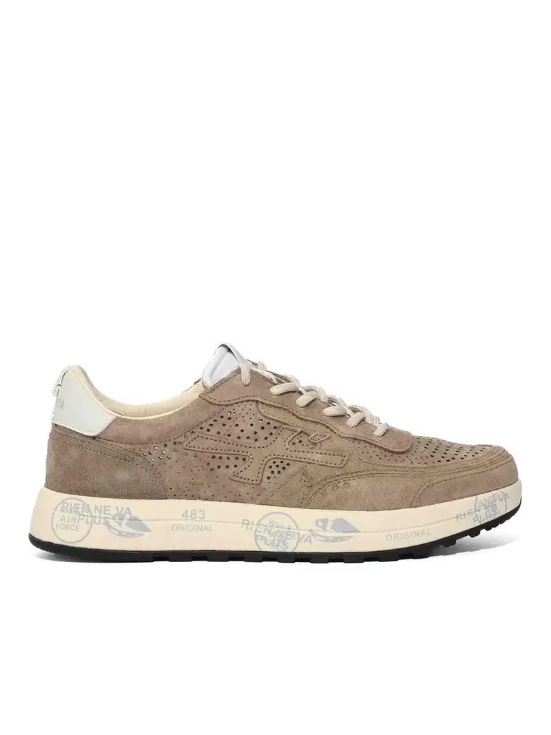 Premiata Sneakers Nous 8288 In Suede Marrone