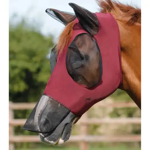 Premier Equine Maschera antimosche per cavalli Comfort Tech Xtra Lycra