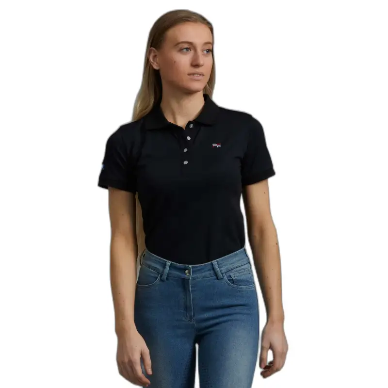 Premier Equine Polo da equitazione da donna logo PE
