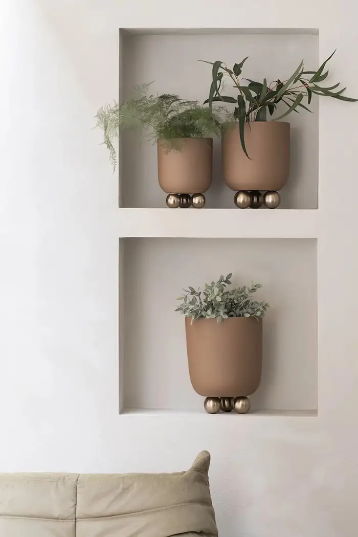 copertura vaso Estilo S/18,5 x 23 cm Marrone miniatura 4