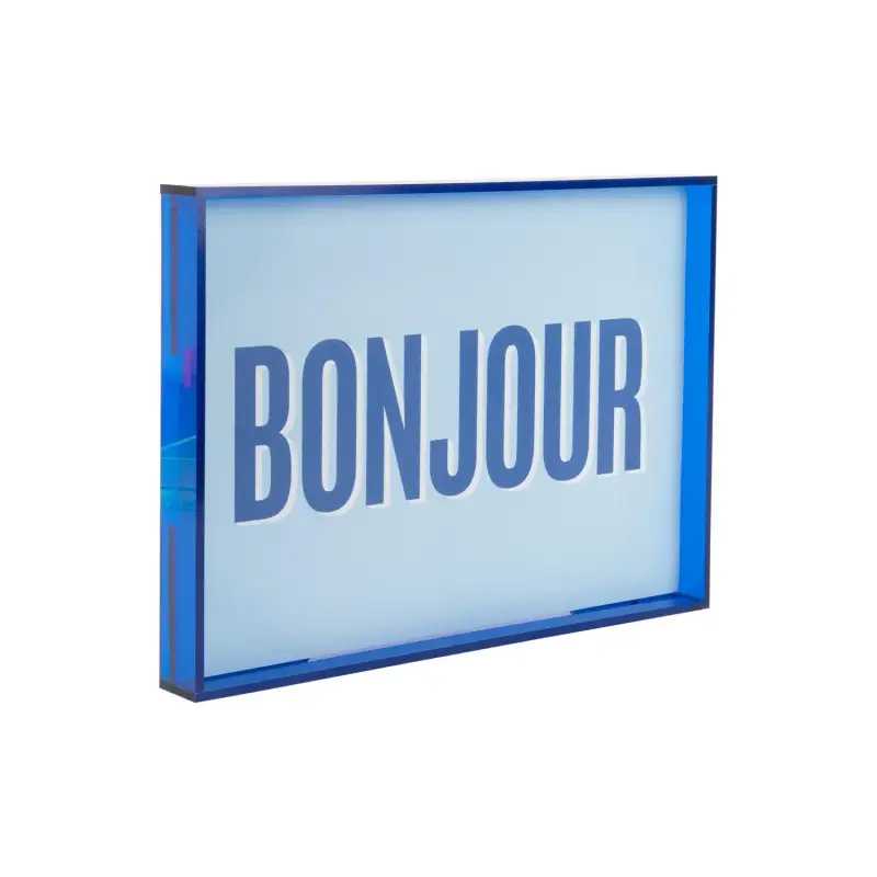 Present Time Decorazione murale Bonjour
