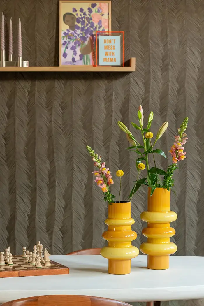 vaso indipendente in ferro M Giallo miniatura 3