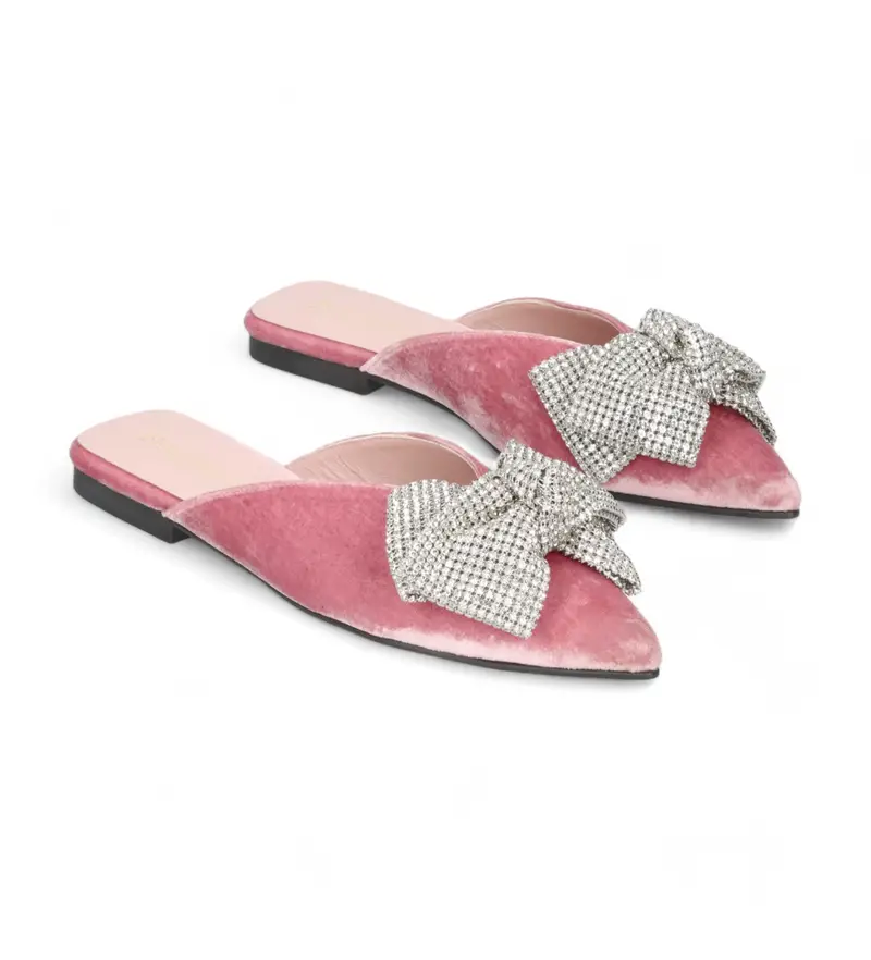 Pretty Ballerinas per donna. 51646 Scarpe Yvette rosa, Pelle, Basso, 1 a 3 cm, Nessuno, Casual