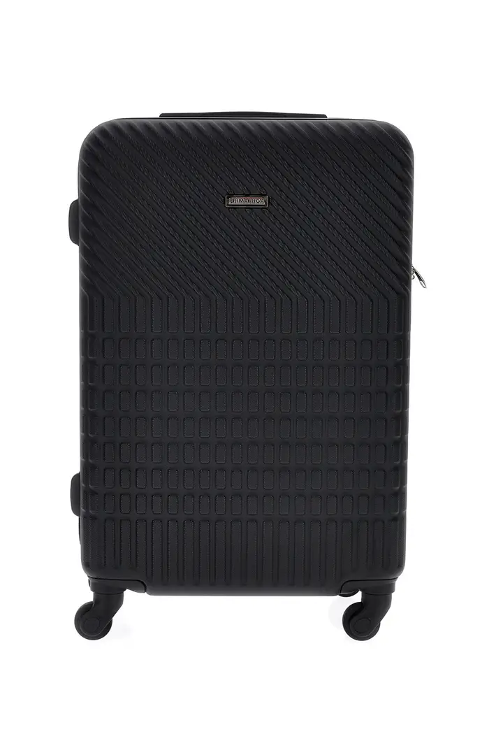 Trolley piccolo nero rigido con 4 ruote Prima riga PR169/P [NERO]