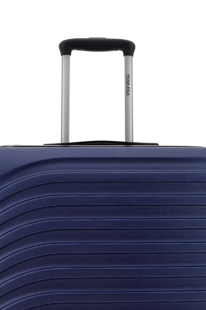 Trolley Valigia Grande rigida blu 4 ruote Prima riga PR191/G [BLUE]
