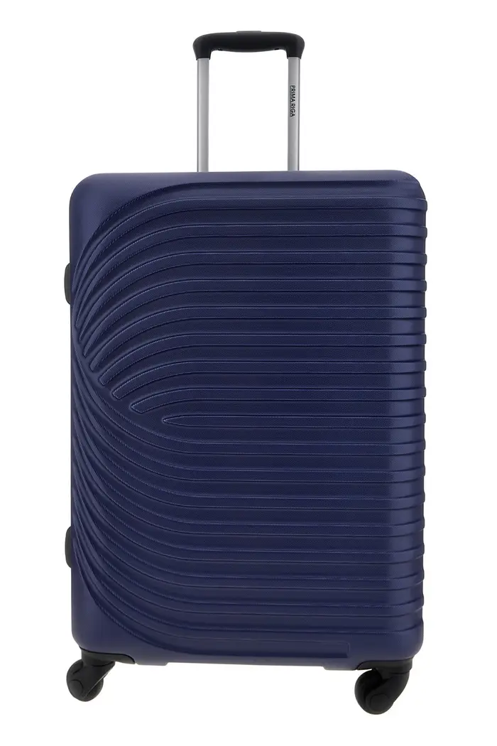 Trolley Valigia Media rigida blu 4 ruote Prima riga PR191/M [BLUE]