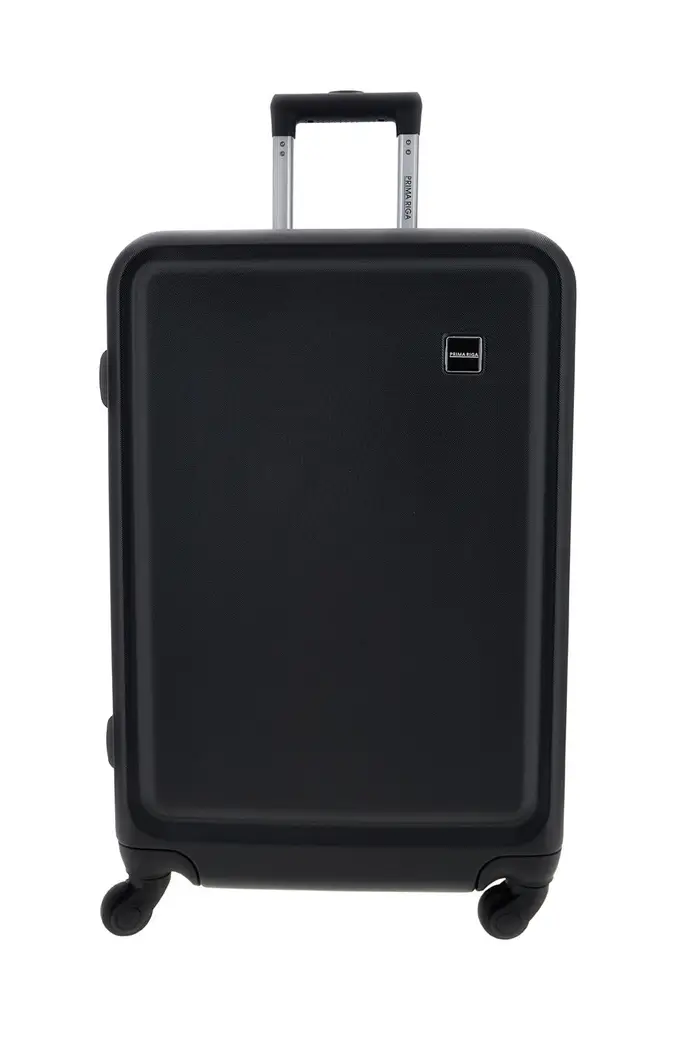 Trolley valigia piccola nera con chiusura a combinazione Prima riga PR192/P [NERO]