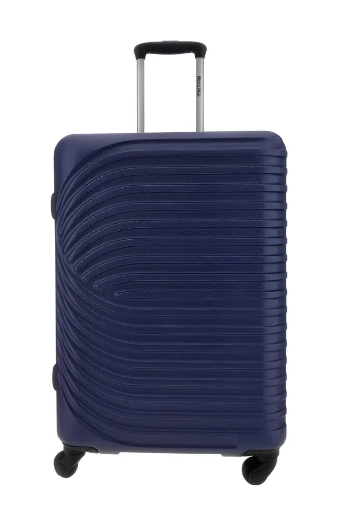 Trolley Valigia Piccola rigida blu 4 ruote Prima riga PR191/P [BLUE]