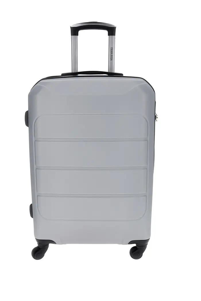 PRIMA RIGA Valigia trolley cabina argento con scocca rigida PR173/P [ARGENTO]