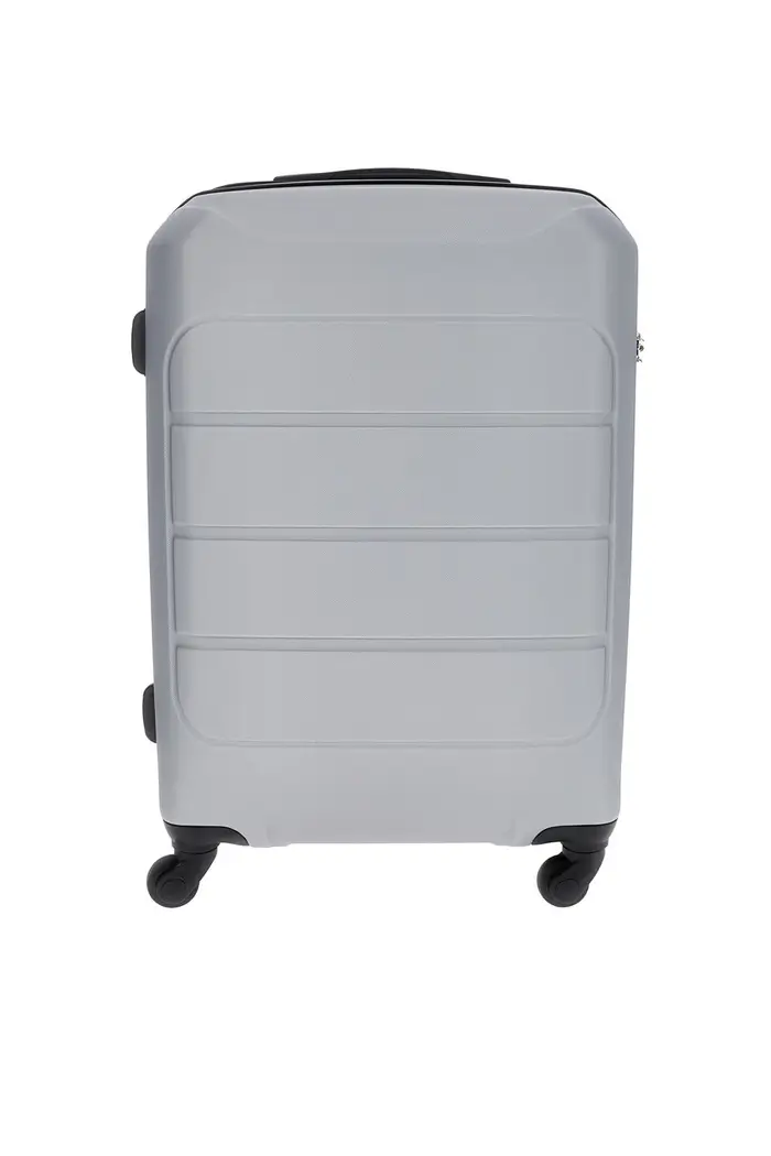 Valigia trolley grande argento con lucchetto integrato Prima Riga PR173/G [ARGENTO]