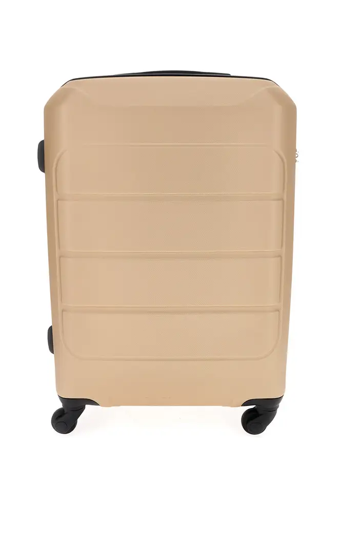 Valigia trolley grande champagne con lucchetto integrato Prima Riga PR173/G [CHAMPAGNE]