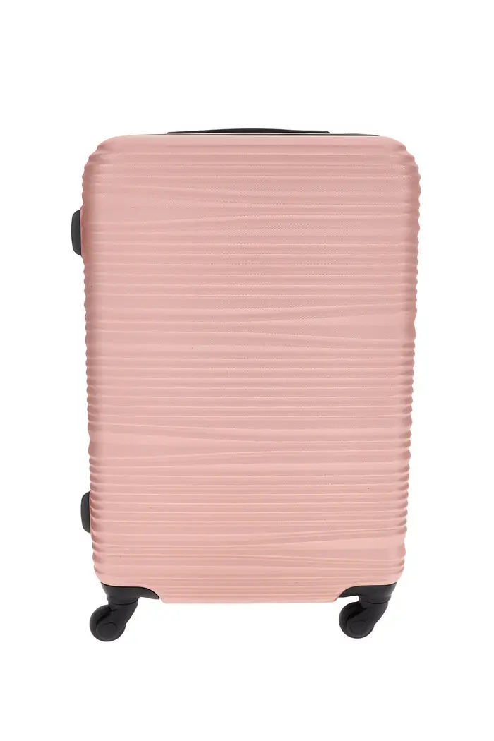 Valigia Trolley grande rosa con chiusura con combinazione Prima Riga PR172G [ROSA]