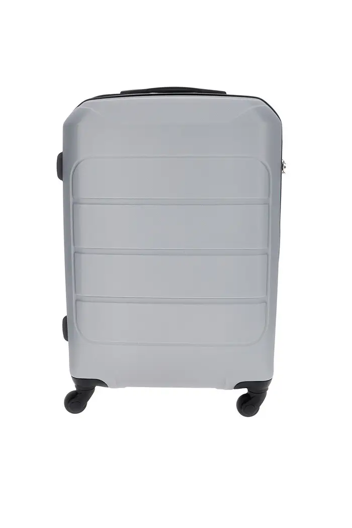 Valigia trolley media argento 4 ruote multidirezionali Prima Riga PR173/M [ARGENTO]