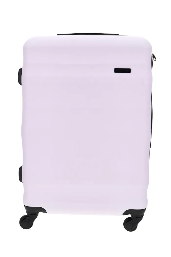 PRIMA RIGA Valigia trolley media lilla rigida 4 ruote PR168/M [VIOLA]