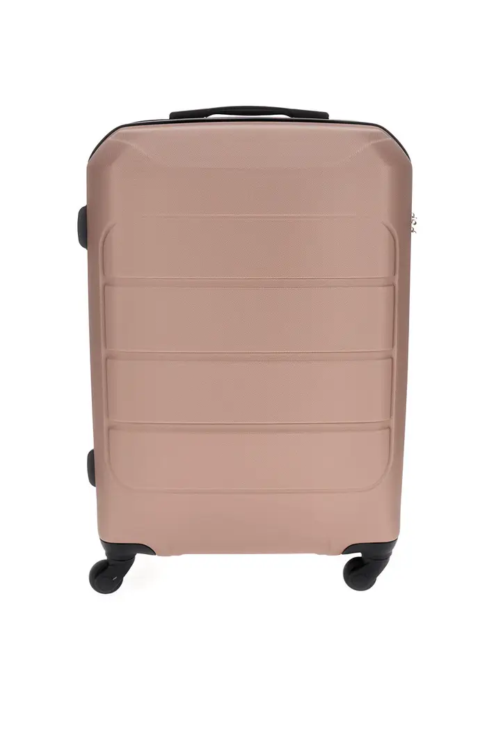 Valigia trolley media rosa con lucchetto integrato Prima Riga PR173/M [ROSE GOLD]
