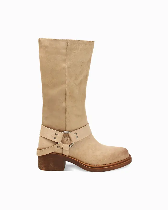 Primadonna Collection Biker taupe tacco 5 cm TAUP