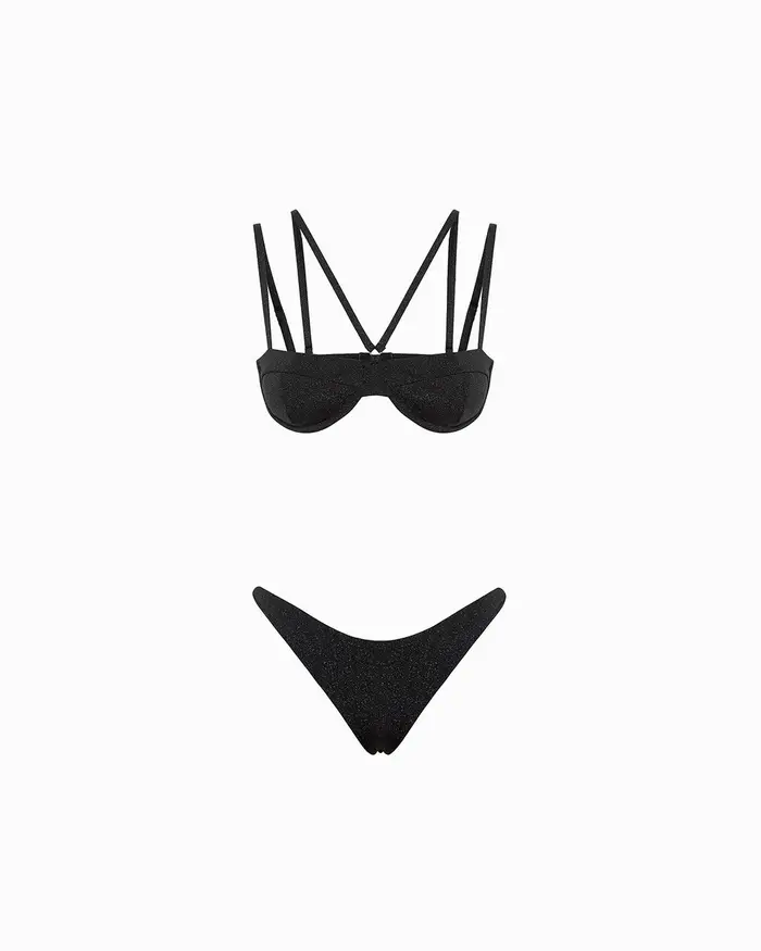 Primadonna Collection Bikini nero scintillante