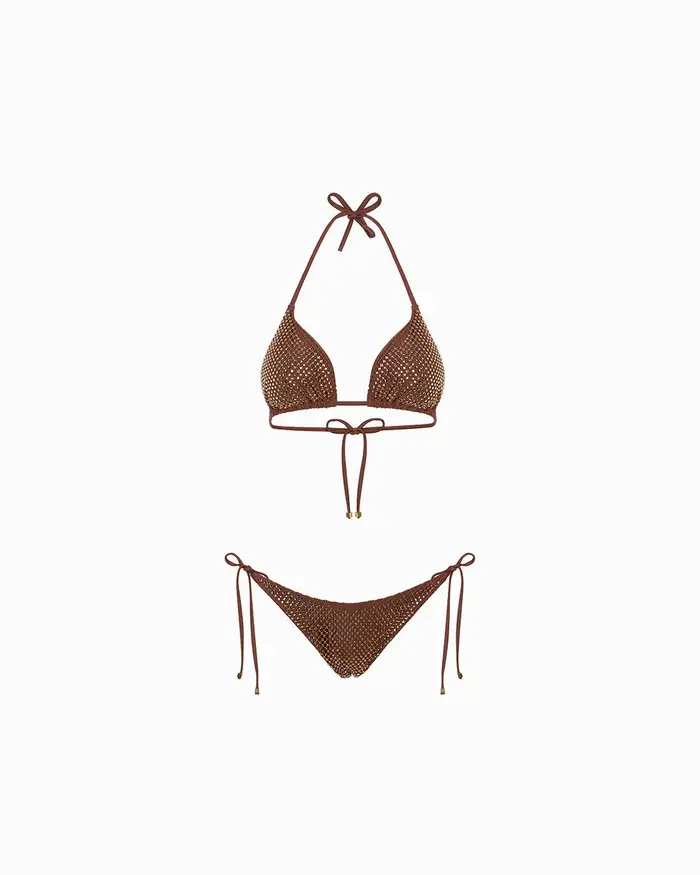 Primadonna Collection Bikini ruggine con pietre eleganti RUGG
