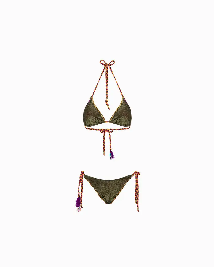 Primadonna Collection Bikini verde con glitter VERD