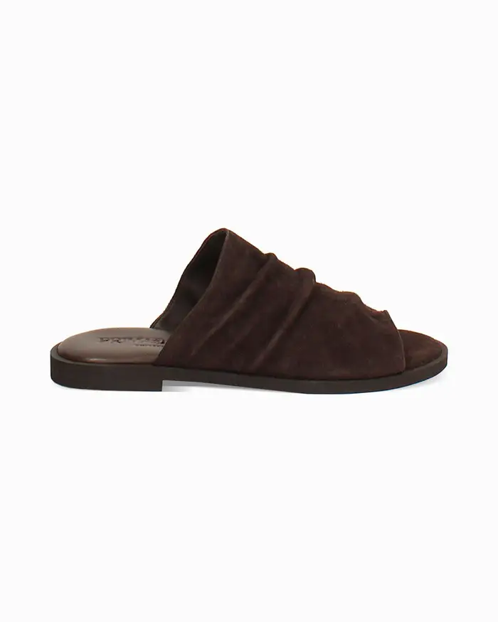 Primadonna Collection Flat in camoscio con tomaia moro