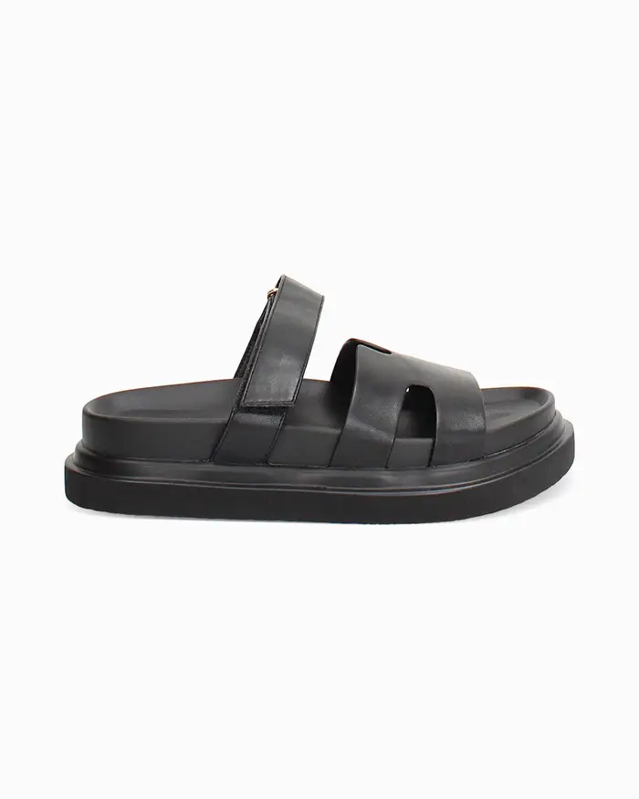 Fussbett neri con tacco 4,5 cm NERO
