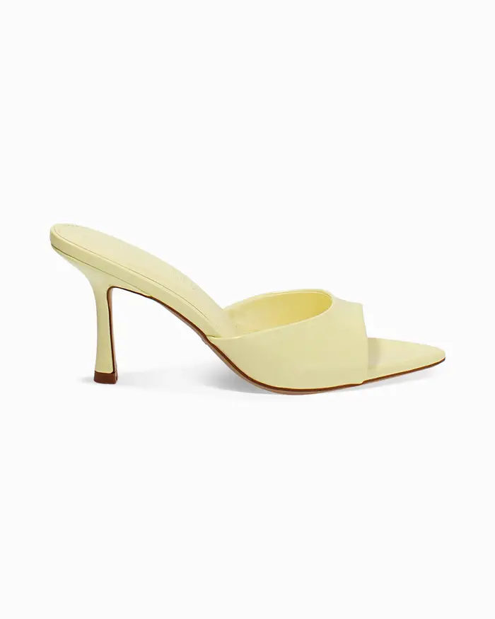 Mules in vernice gialle GIAL