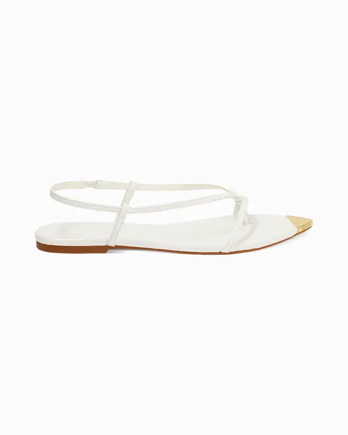 Primadonna Collection Sandali bassi bianchi minimal chic BIAN