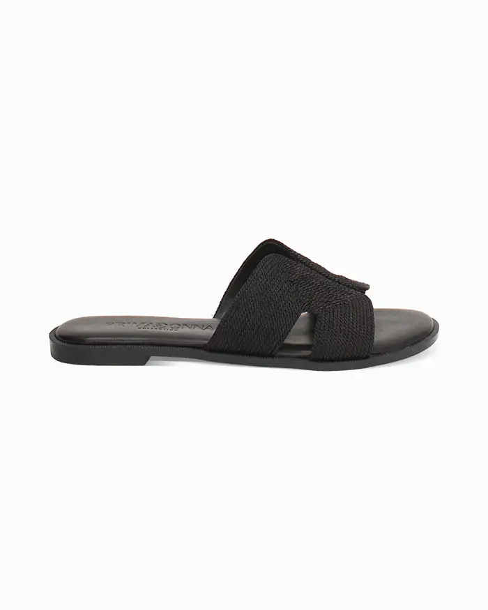 Primadonna Collection Sandali bassi neri minimal NERO