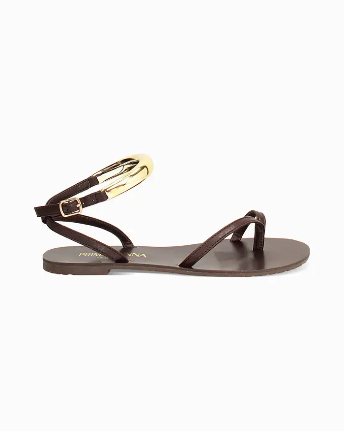 Sandali bassi testa di moro eleganti