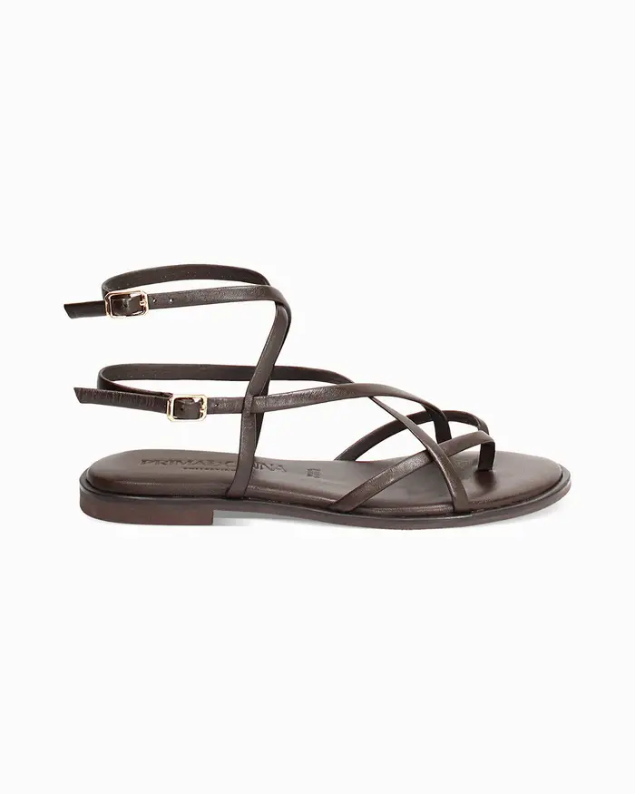 Sandali bassi testa di moro eleganti