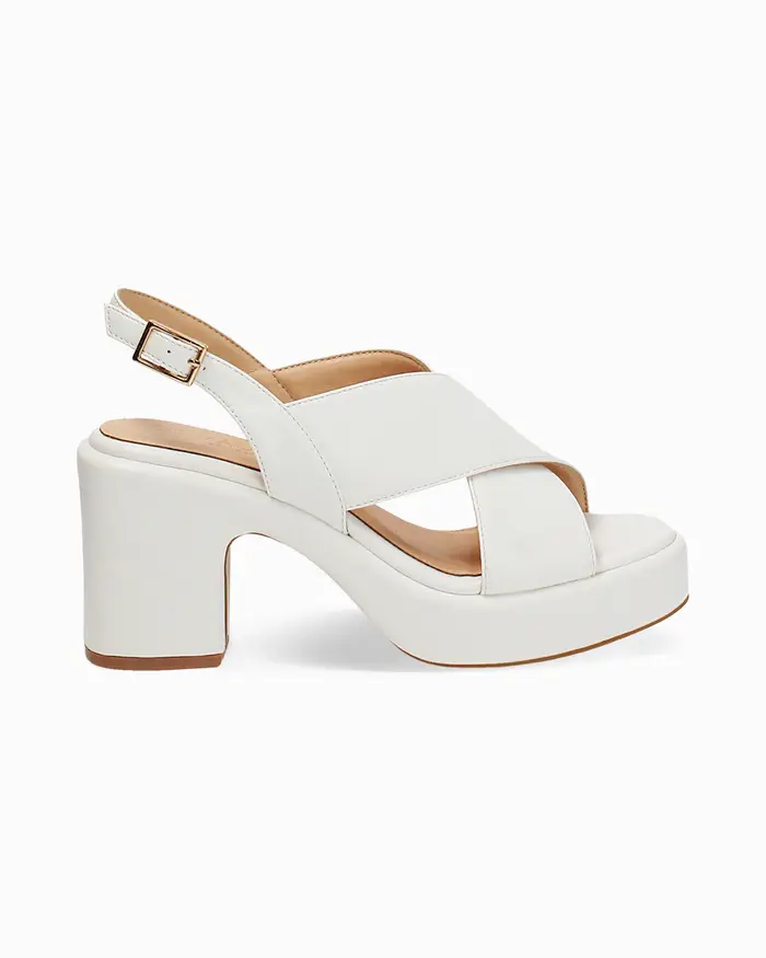 Primadonna Collection Sandali bianchi tacco 8 cm BIAN