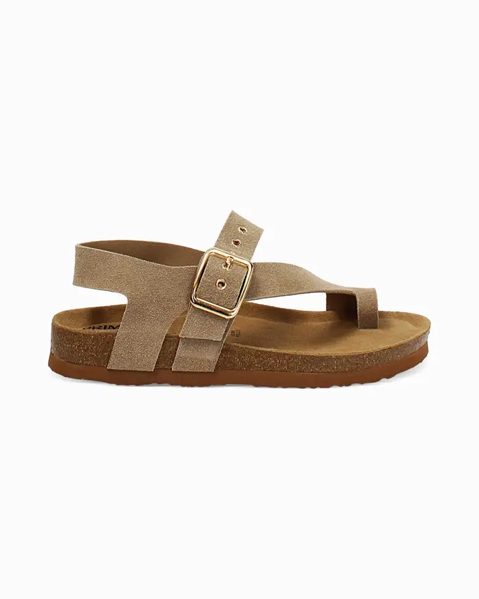 Primadonna Collection Sandali bio taupe con suola comfort TAUP