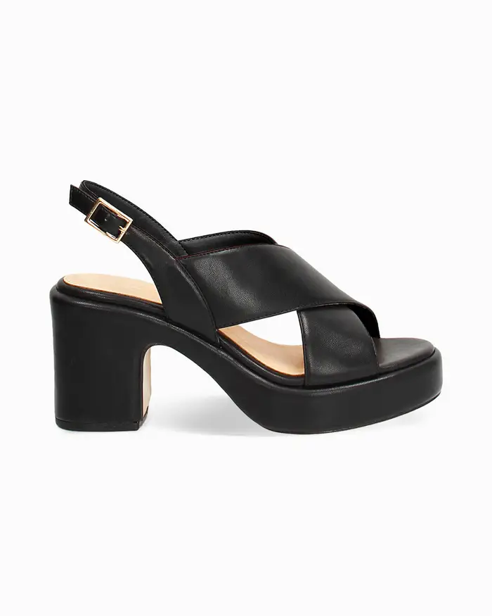 Primadonna Collection Sandali neri con tacco 8 cm NERO