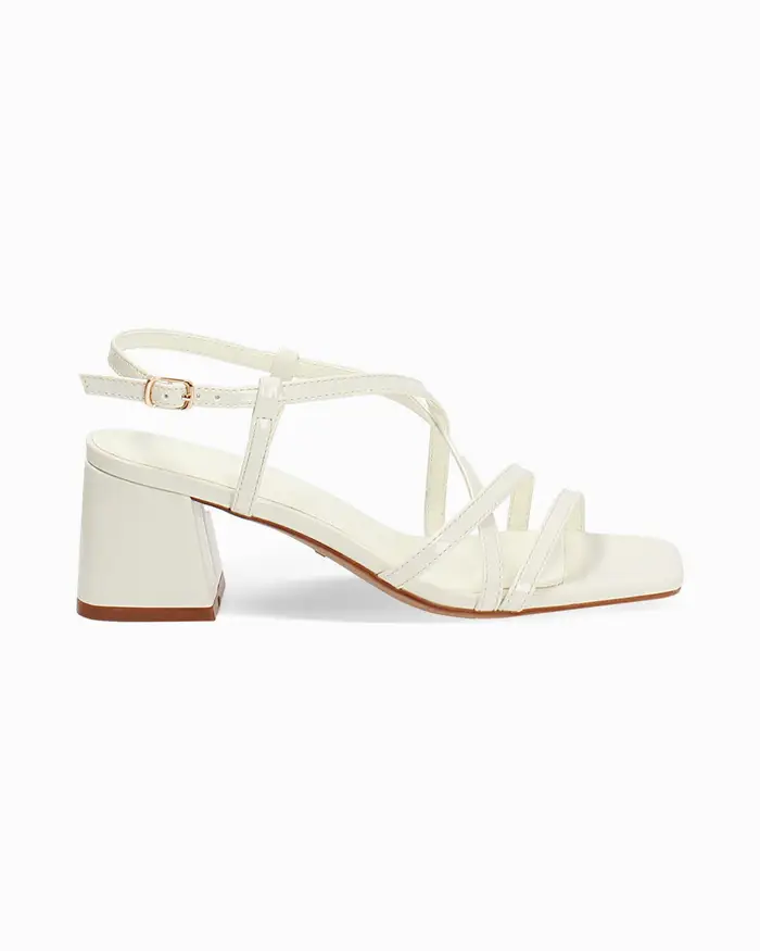 Sandali panna con tacco 5,5 cm PANN
