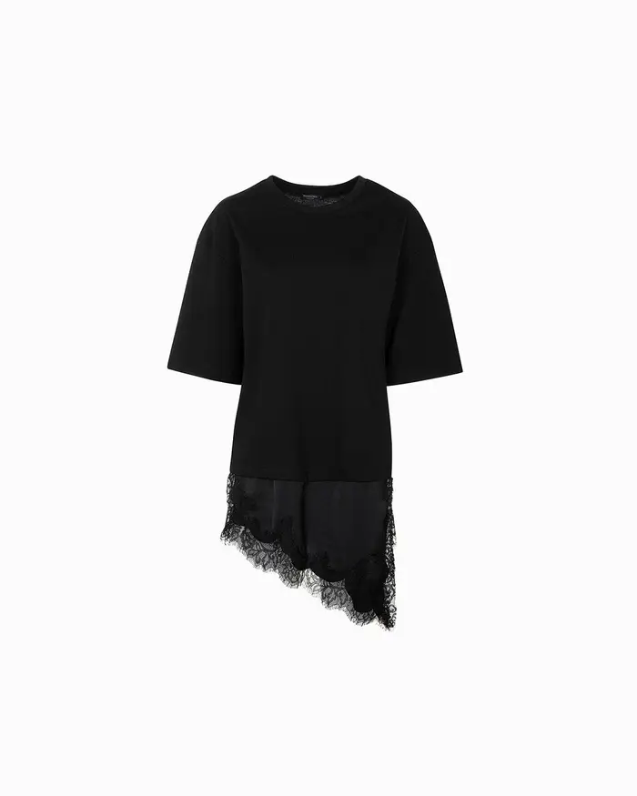 Primadonna Collection T-shirt nera da donna dal design essenziale NERO