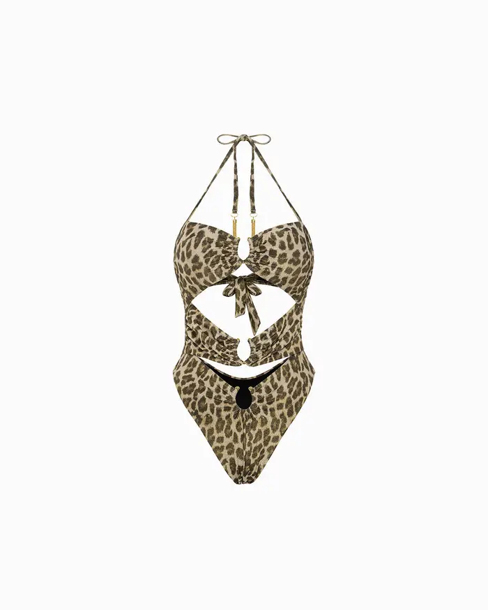 Primadonna Collection Trikini leopard con glitter LEOP