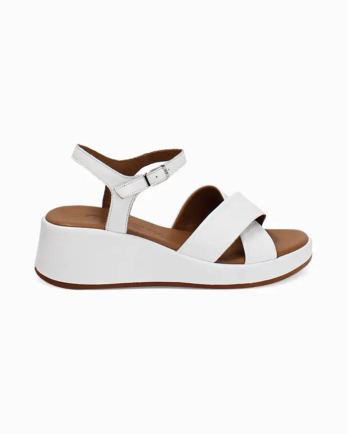 Primadonna Collection Zeppe bianche in pelle tacco 5,2 cm BIAN