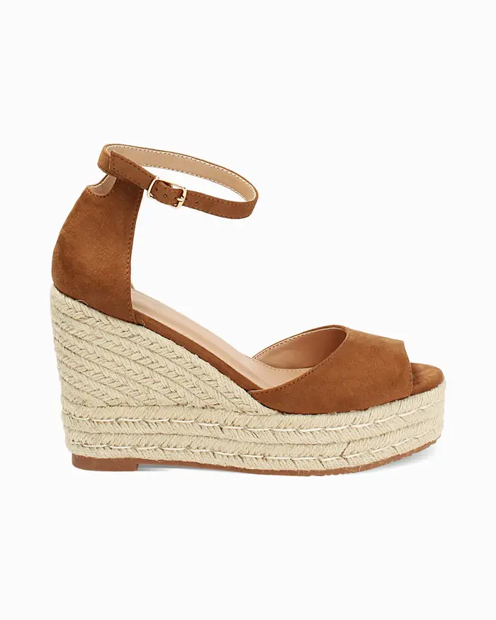 Primadonna Collection Zeppe donna cognac in microfibra COGN