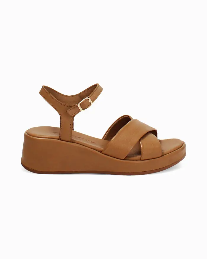 Primadonna Collection Zeppe in pelle cognac tacco 5,2 cm COGN