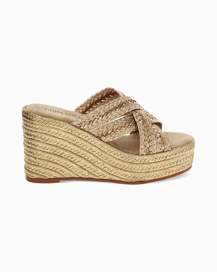 Primadonna Collection Zeppe oro scintillanti tacco 9,8 cm OROG