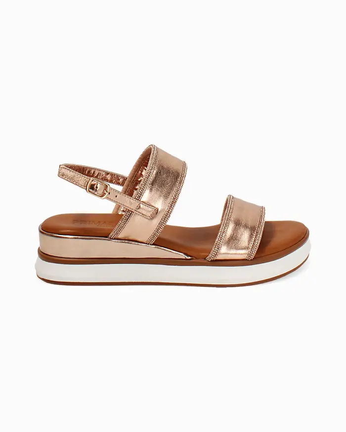 Primadonna Collection Zeppe rosa-oro con tacco 4,4 cm RAOR