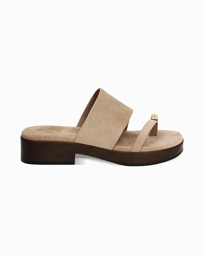Zoccoli beige con fascino essenziale BEIG