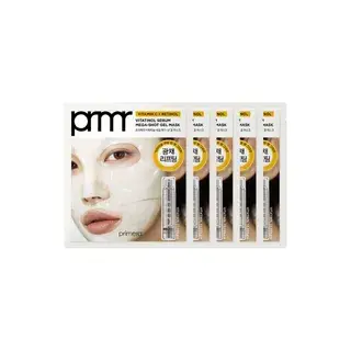 Primera Set de Mascarilla Facial Vitatinol Serum Mega-Shot Gel Mask Set