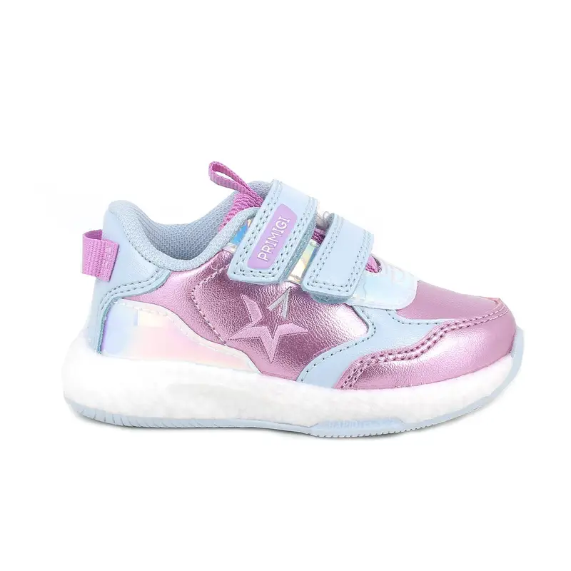 Primigi Sneakers da bambina rosa e celeste con strap