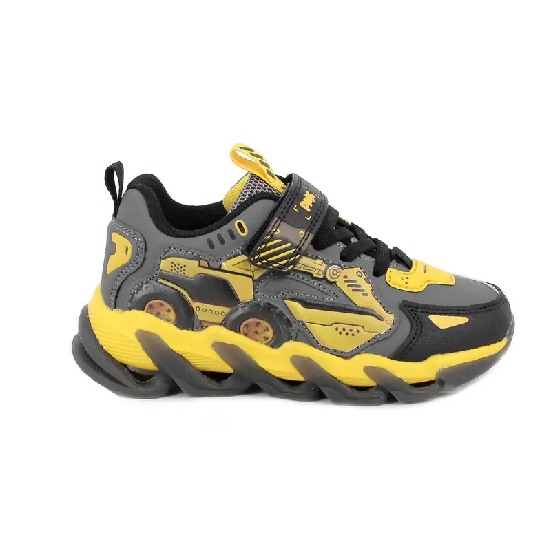 Primigi Sneakers da bambino grigio con strap