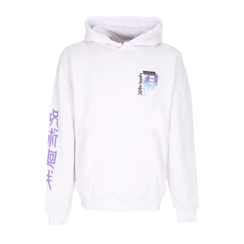 Primitive Felpa Cappuccio Uomo Nobara Hoodie X Jujutsu Kaisen White