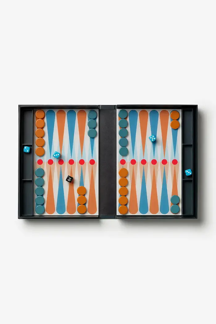 gioco da tavola Art of Backgammon 30,5 x 22 cm Rosso miniatura 3